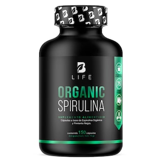 Foto 1 | Suplemento B Life Organic Spirulina de 150 Cápsulas