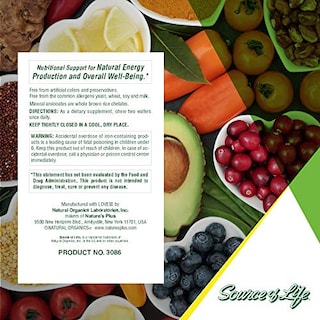 Foto 5 | Suplemento Nature's Plus Source Of Life Masticable Para Adultos - Venta Internacional