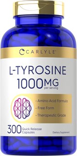 Foto 1 | Suplemento Carlyle de L-tirosina 1000 mg 300 Cápsulas - Venta Internacional