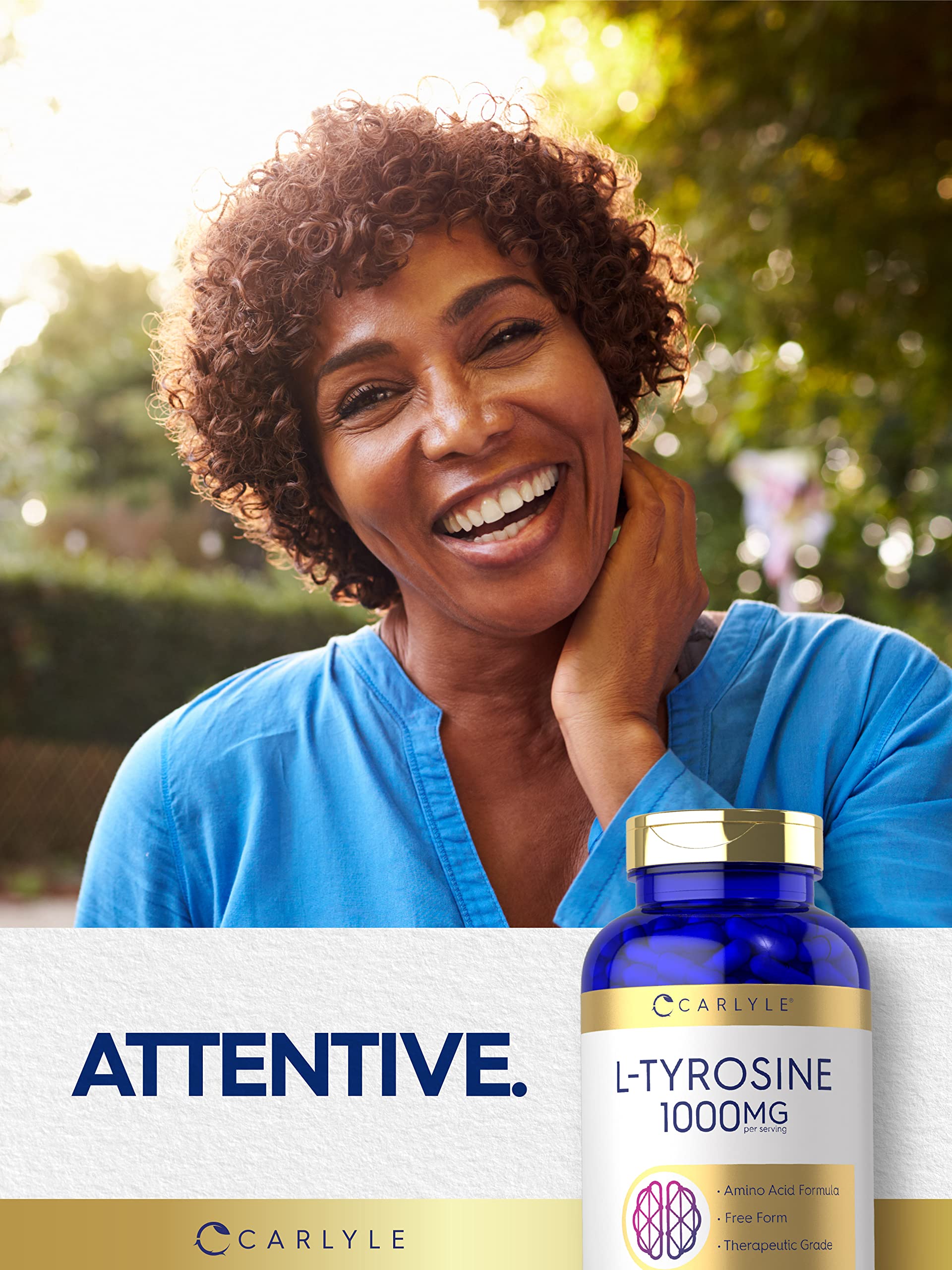 Foto 6 | Suplemento Carlyle de L-tirosina 1000 mg 300 Cápsulas - Venta Internacional