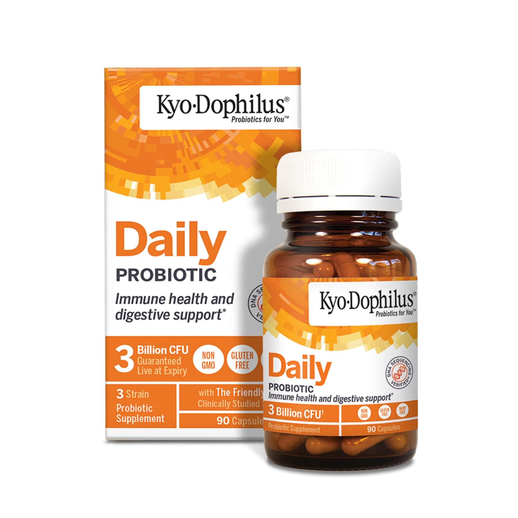 Foto 2 pulgar | Suplemento Probiótico Kyolic Kyo-dophilus Daily 90 Cápsulas - Venta Internacional