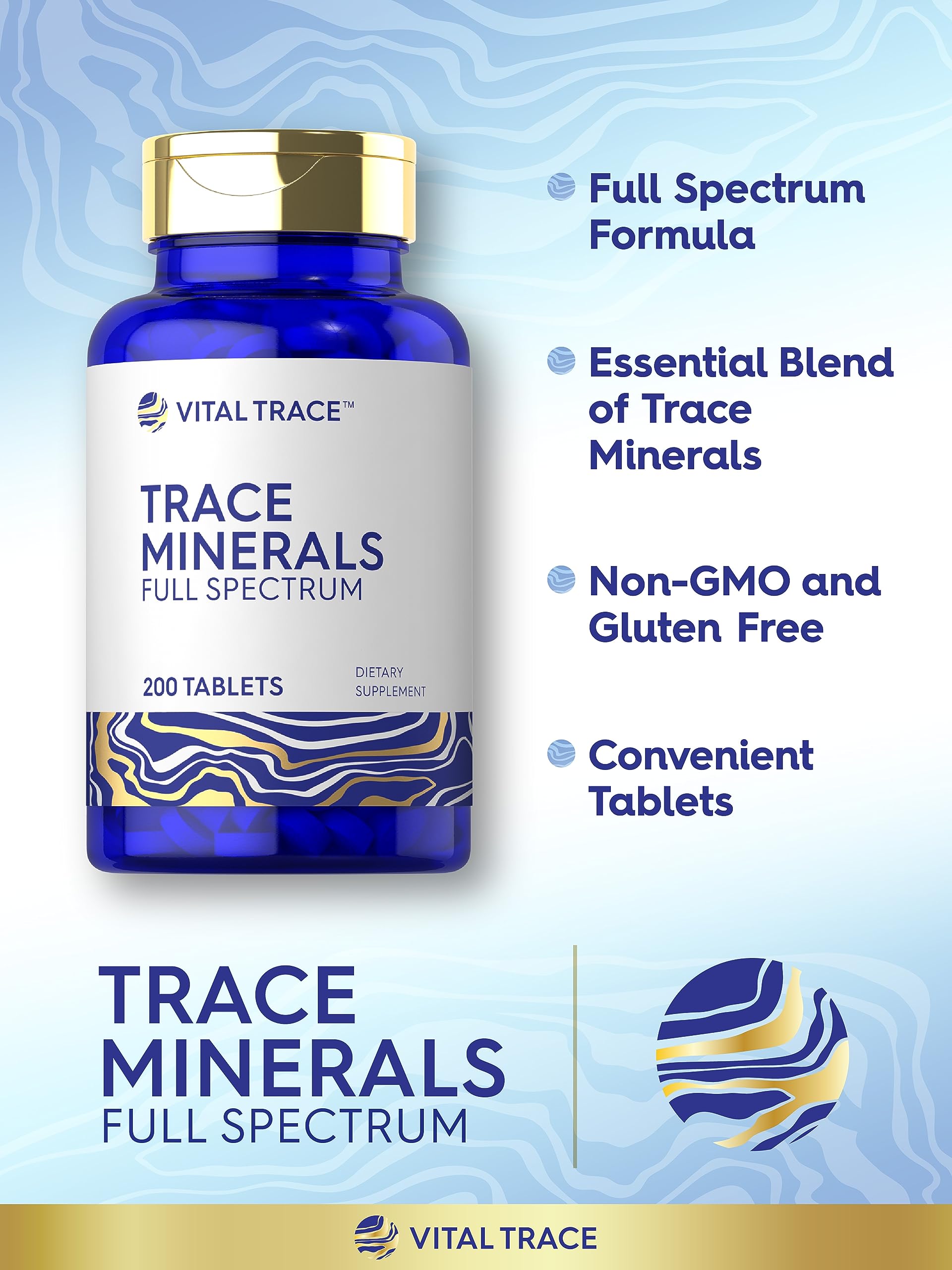 Foto 5 pulgar | Suplemento Carlyle Vital Trace Full Spectrum 200 Comprimidos - Venta Internacional