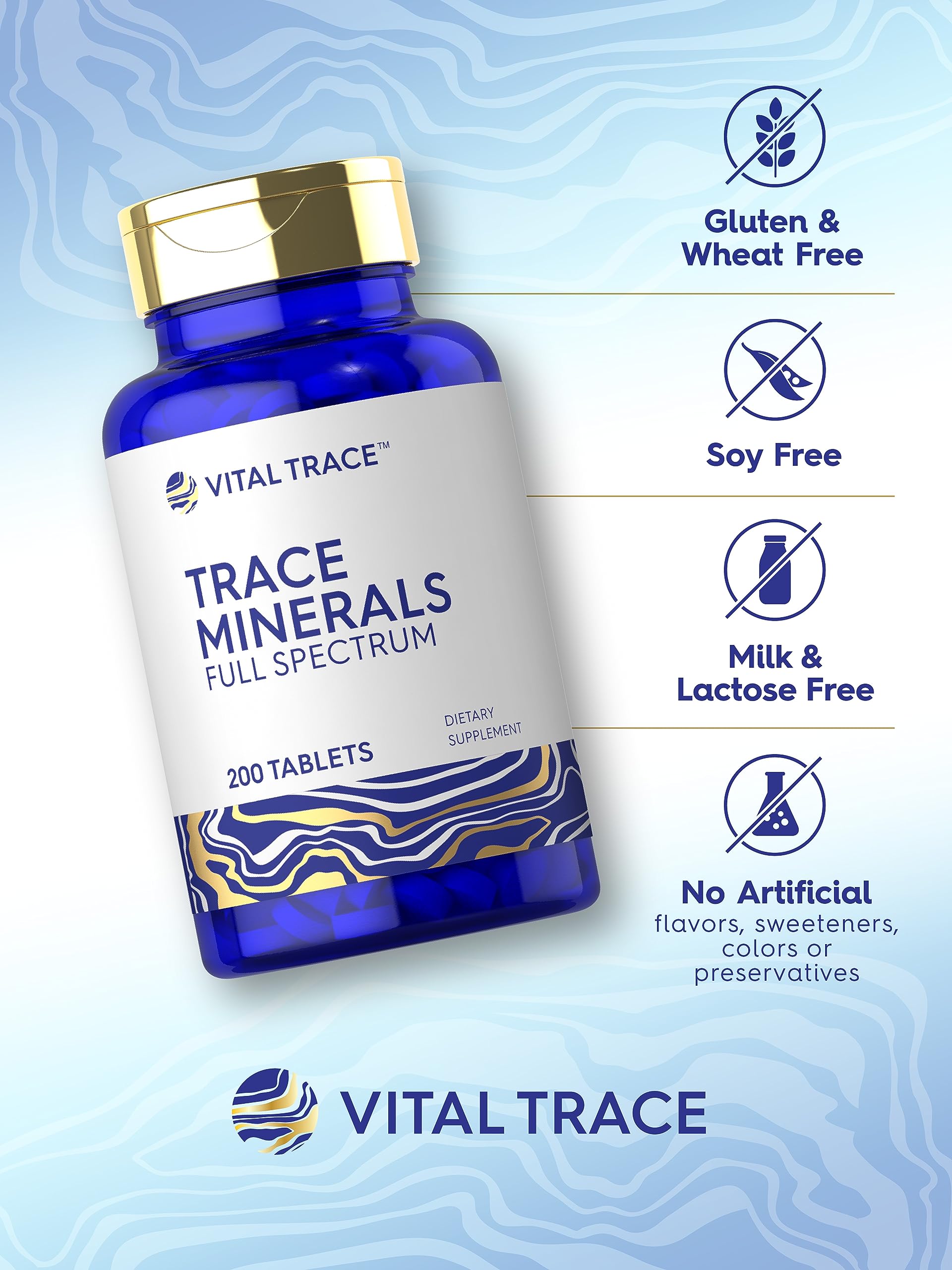Foto 6 pulgar | Suplemento Carlyle Vital Trace Full Spectrum 200 Comprimidos - Venta Internacional