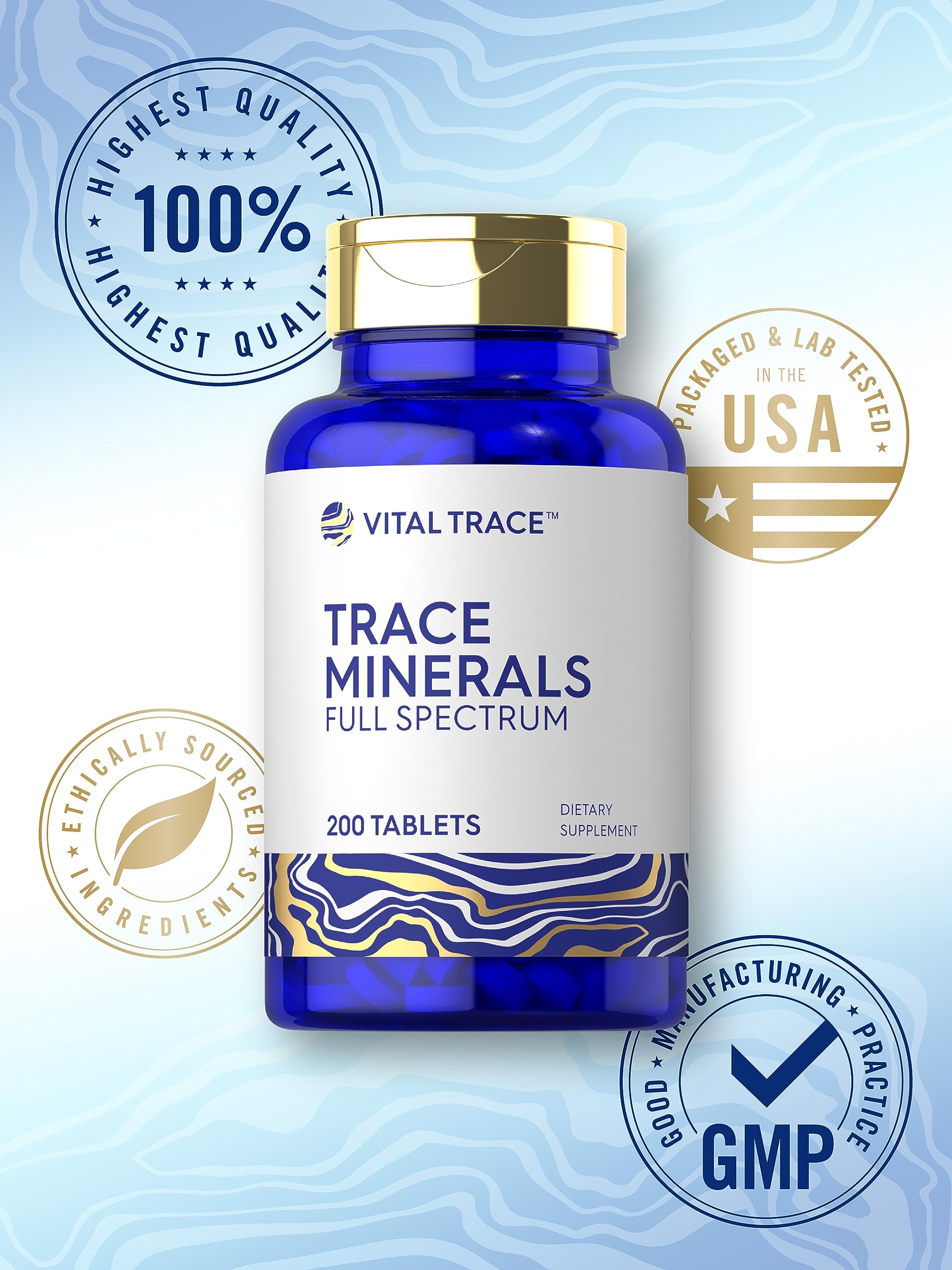 Foto 7 pulgar | Suplemento Carlyle Vital Trace Full Spectrum 200 Comprimidos - Venta Internacional