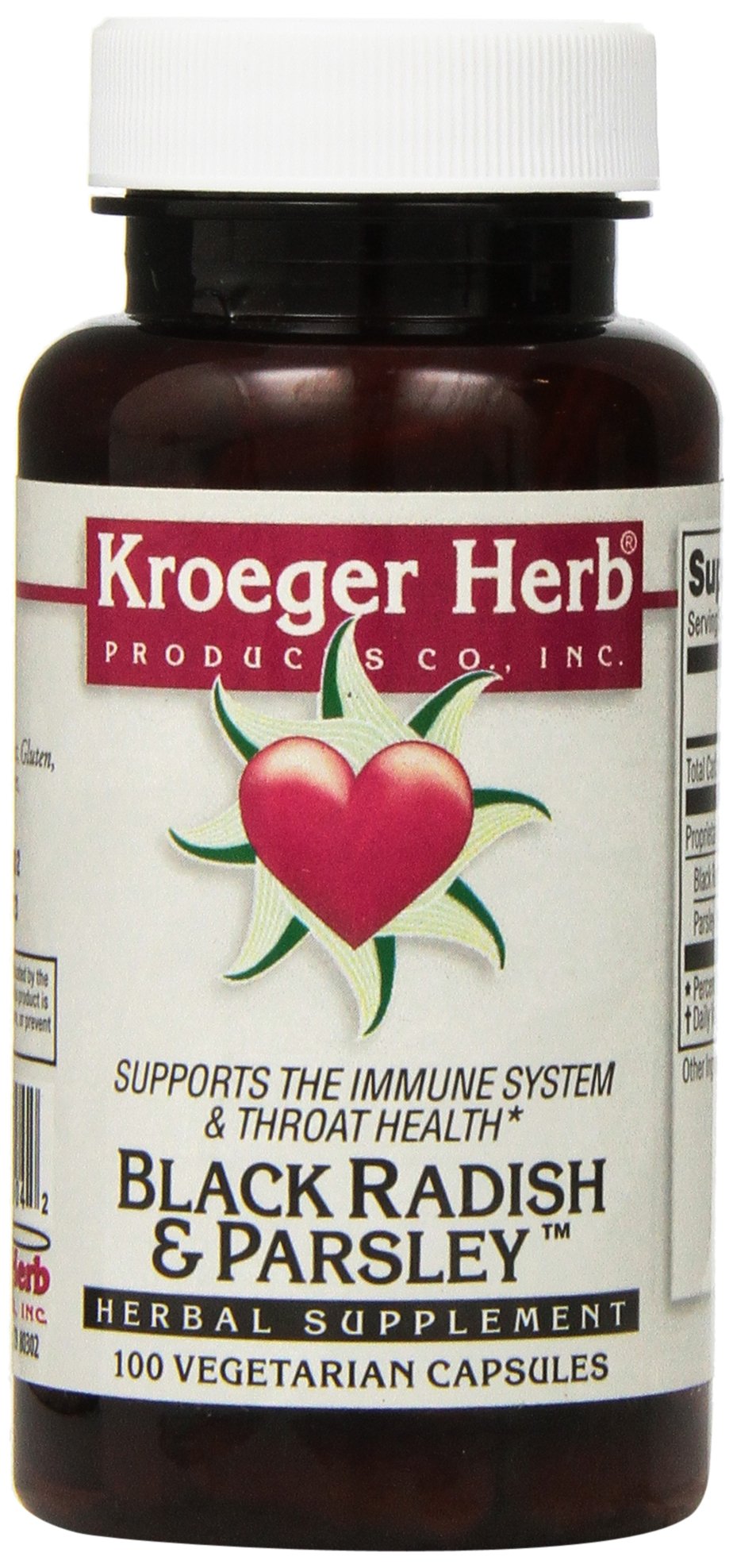 Foto 2 pulgar | Suplemento Kroeger Herb Products Black Radish & Parsley 100 Cápsulas-Venta Internacional