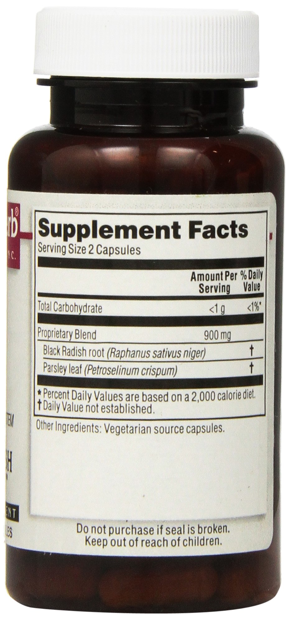 Foto 4 pulgar | Suplemento Kroeger Herb Products Black Radish & Parsley 100 Cápsulas-Venta Internacional