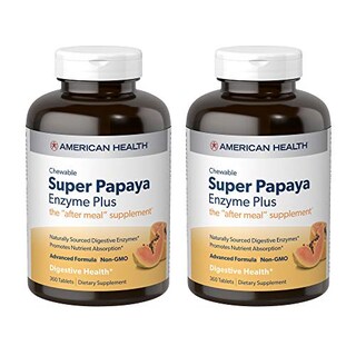 Foto 1 | Suplemento American Health Super Papaya Enzyme 360 Tabletas - Venta Internacional