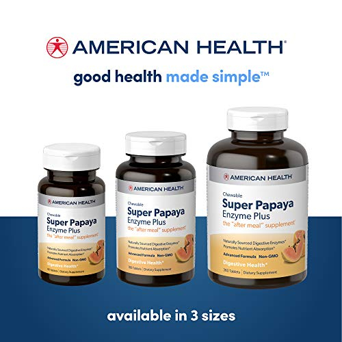 Foto 5 | Suplemento American Health Super Papaya Enzyme 360 Tabletas  - Venta Internacional