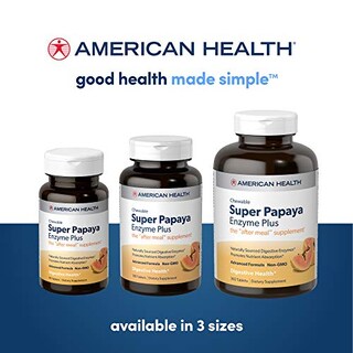 Foto 5 | Suplemento American Health Super Papaya Enzyme 360 Tabletas - Venta Internacional
