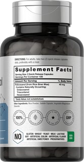 Foto 2 | Suplemento Horbäach Policosanol 40 mg 200 Cápsulas - Venta Internacional