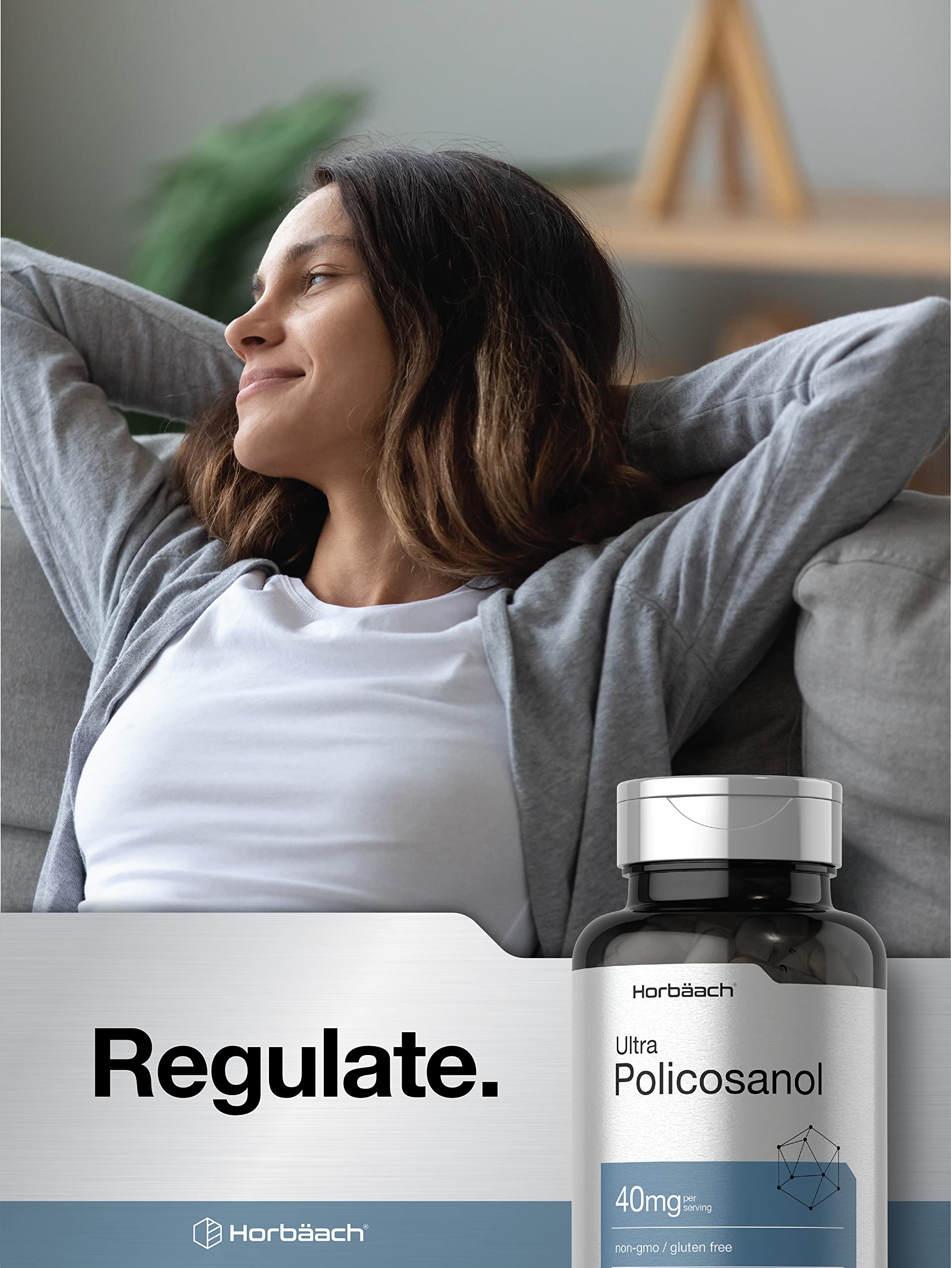 Foto 7 pulgar | Suplemento Horbäach Policosanol 40 mg 200 Cápsulas - Venta Internacional