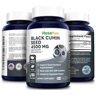 Foto 4 | Suplemento Nusapure Extracto de Semillas de Comino Negro 4500 mg 180 Cápsulas - Venta Internacional