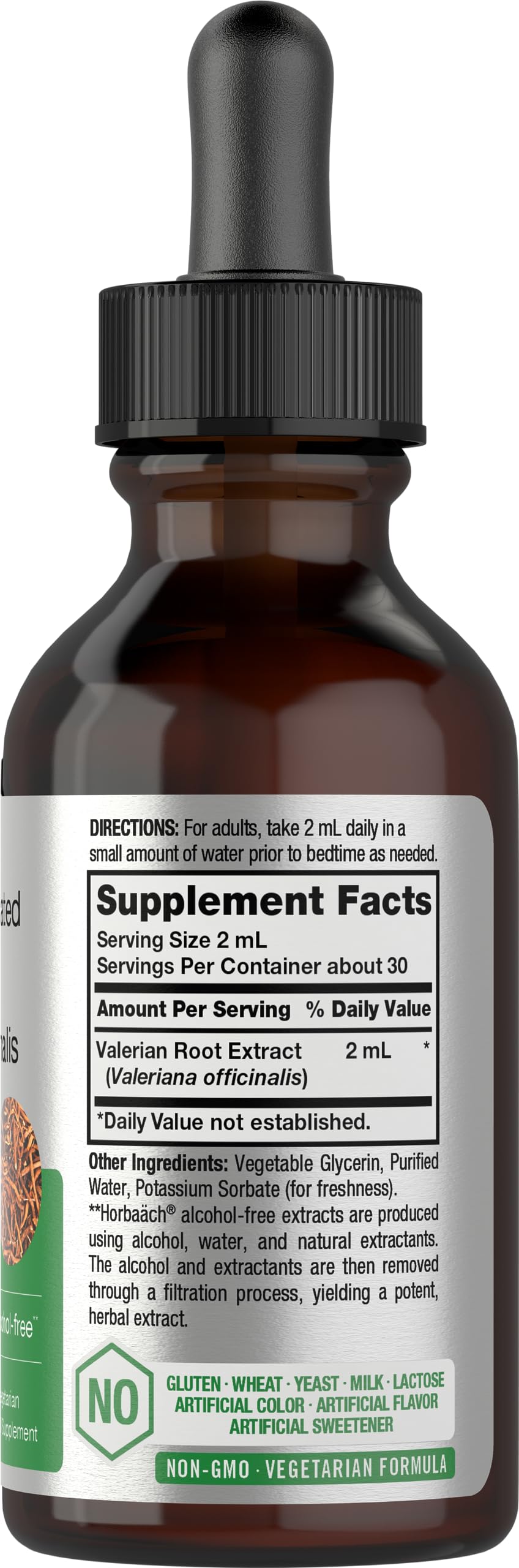 Foto 3 pulgar | Suplemento de Extracto de Raíz de Valeriana Horbäach 60 Ml Sin Alcohol - Venta Internacional