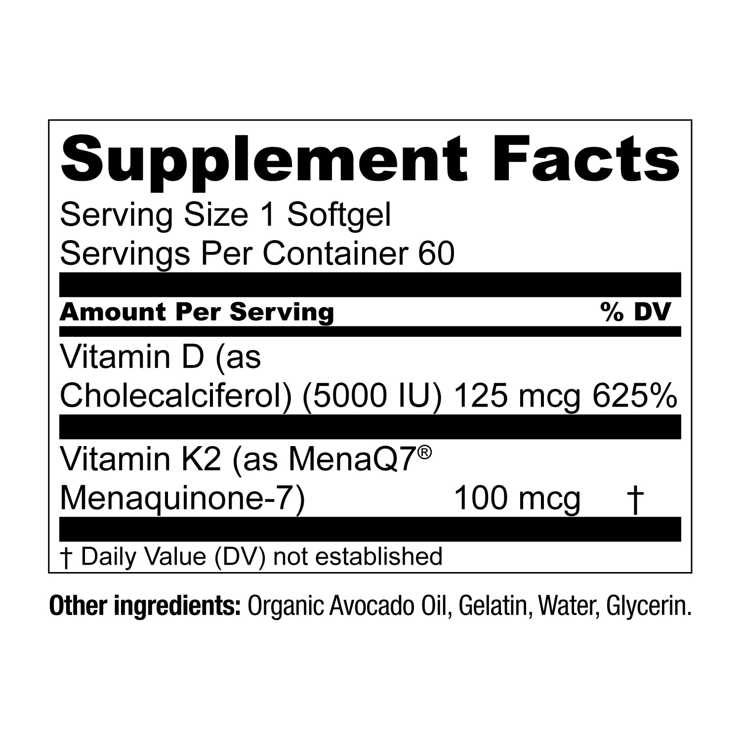 Foto 6 pulgar | Suplemento Live Conscious Vitamina K2 Mk7 D3 5000 Ui - Venta Internacional