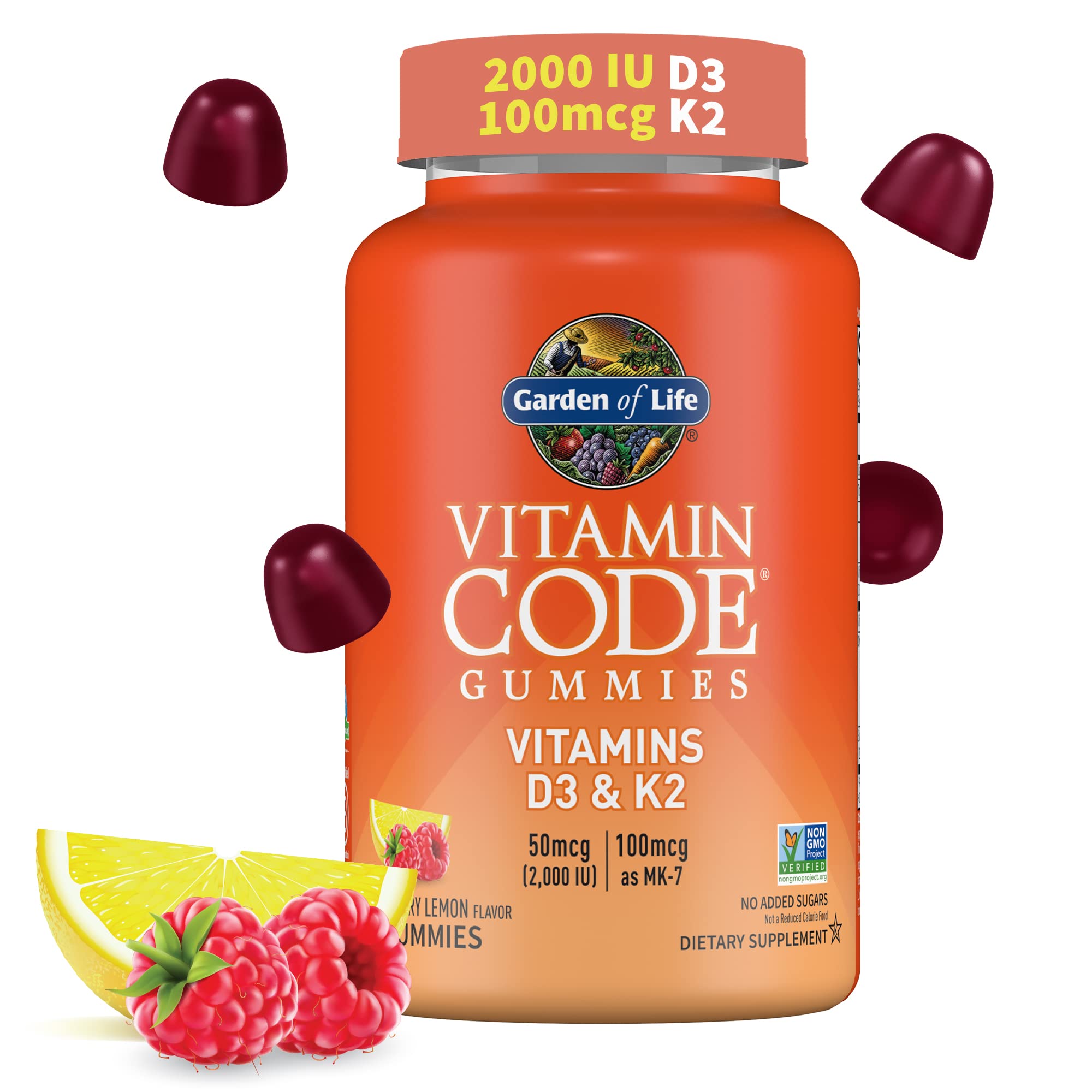 Foto 2 pulgar | Gomitas de Vitamina D3 y k2 Garden Of Life 45 Unidades - Venta Internacional