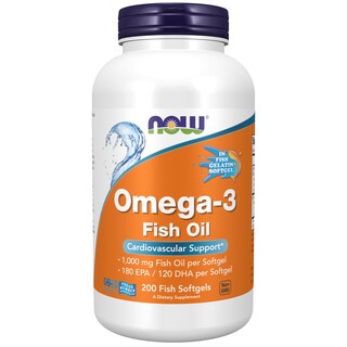 Foto 1 | Supplement Now Omega-3 180 EPA/ 120 DHA 200 Cápsulas Blandas - Venta Internacional