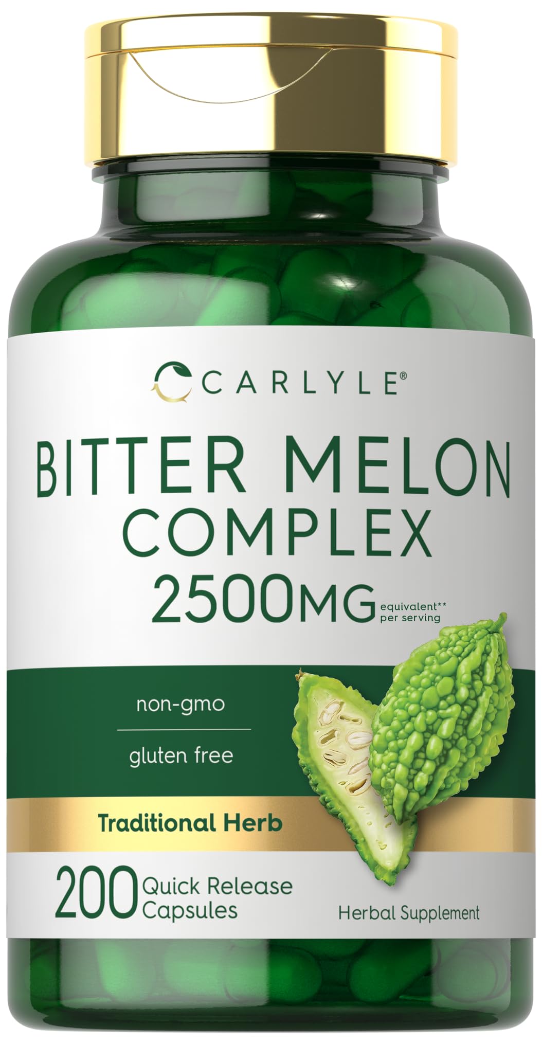 Suplemento Carlyle Bitter Melon Cápsulas de 2500 Mg 200 Unidades - Venta Internacional