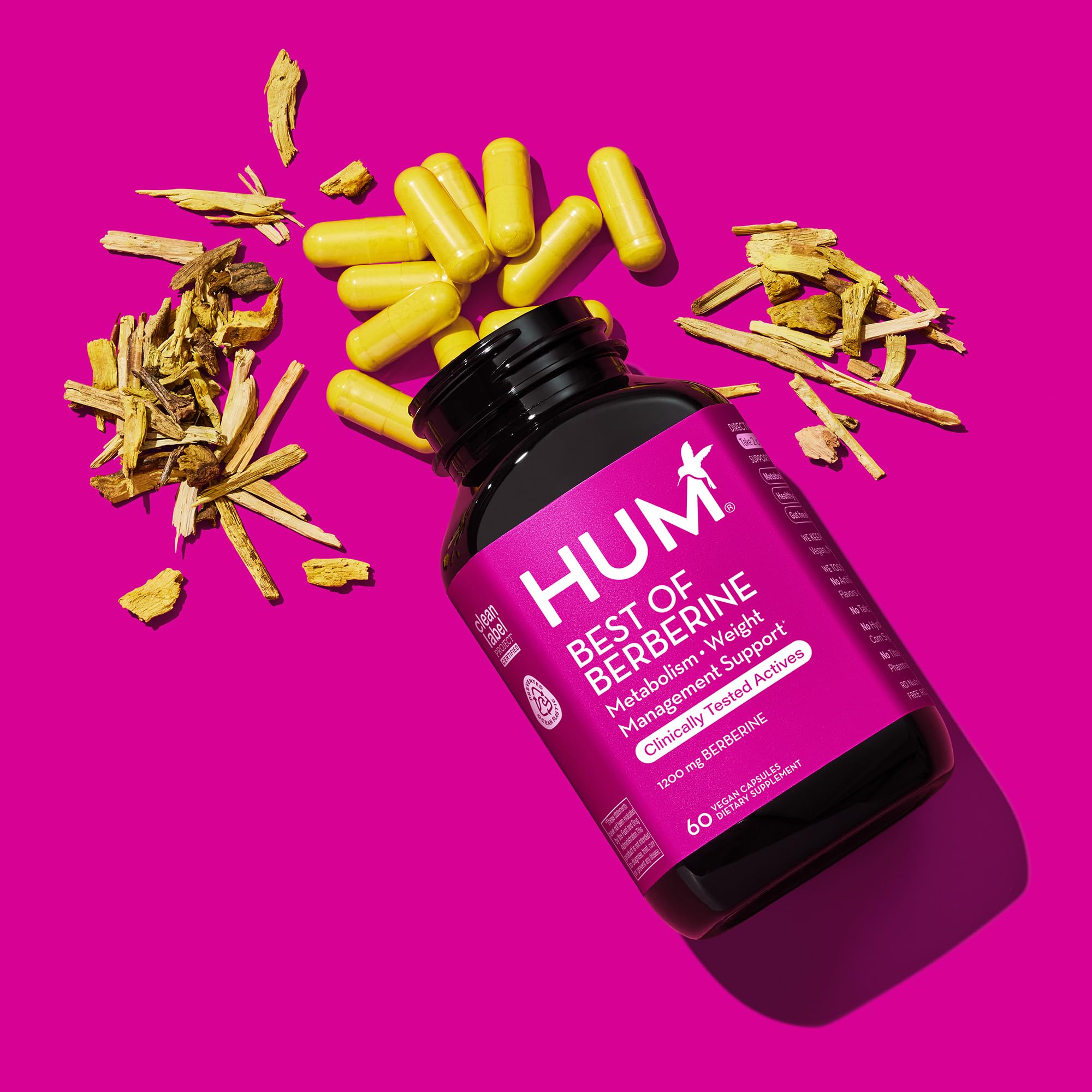 Foto 6 pulgar | Suplemento Hum Best Of Berberine 1200 mg para el Colesterol 30d - Venta Internacional