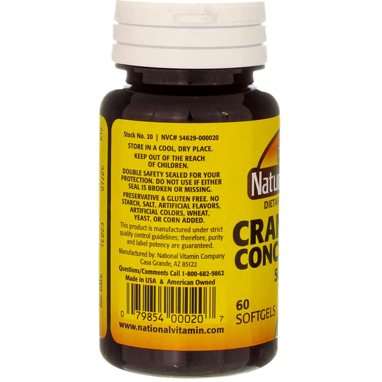 Foto 4 pulgar | Suplemento de Arándanos Nature's Blend 500 Mg 60 Cápsulas Blandas - Venta Internacional