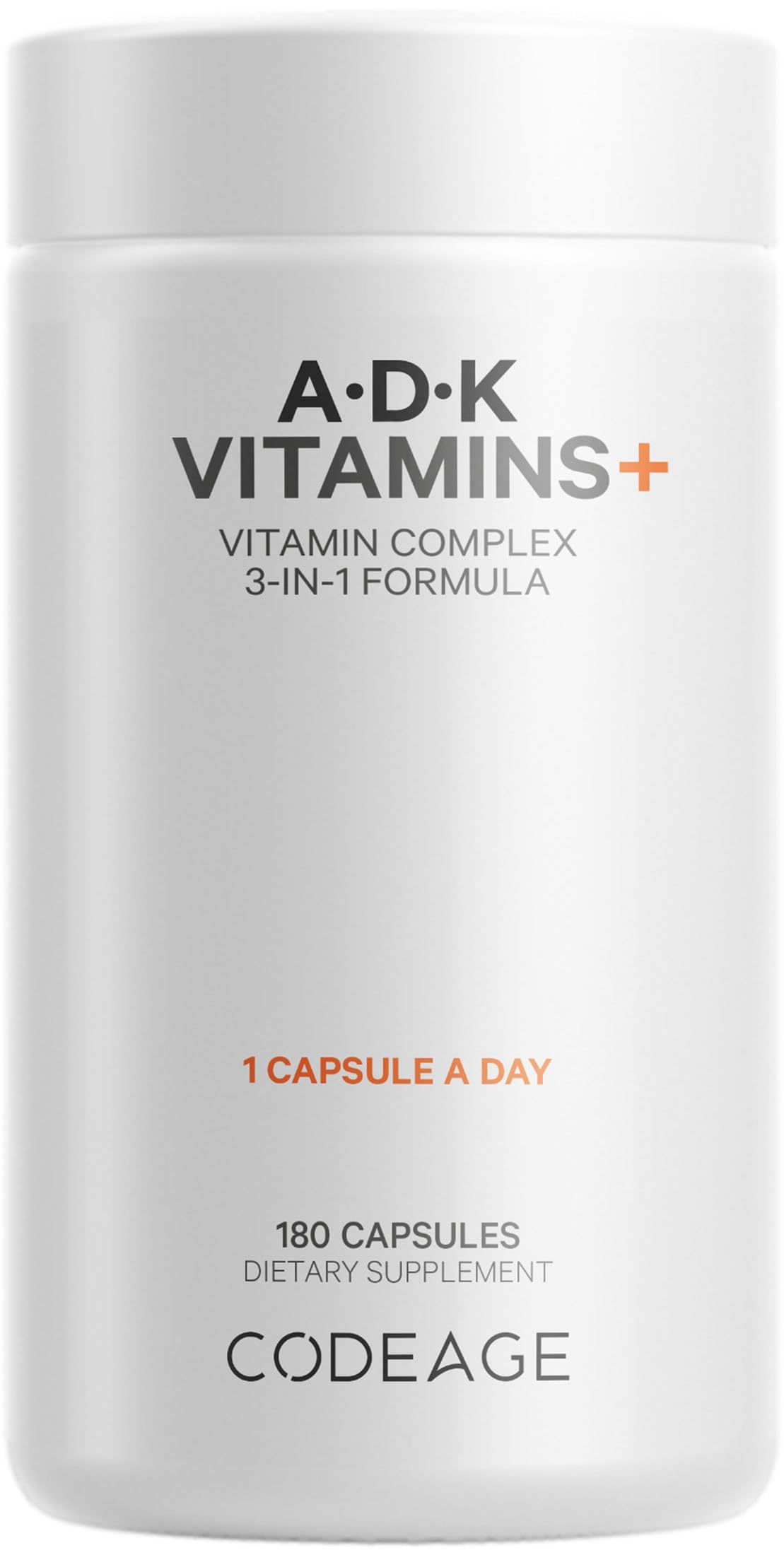 Suplemento Codeage Vitamin Adk 180 Cápsulas - Venta Internacional