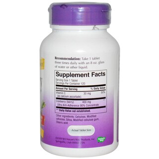 Foto 2 | Suplemento Nature's Way de Arándano Estandarizado 400 Mg 120 Tabletas - Venta Internacional
