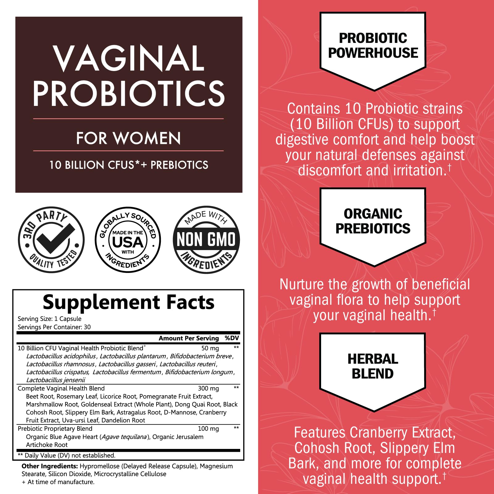 Foto 4 | Probióticos Vaginales Bioschwartz 16 En 1 30 Cápsulas para Mujeres