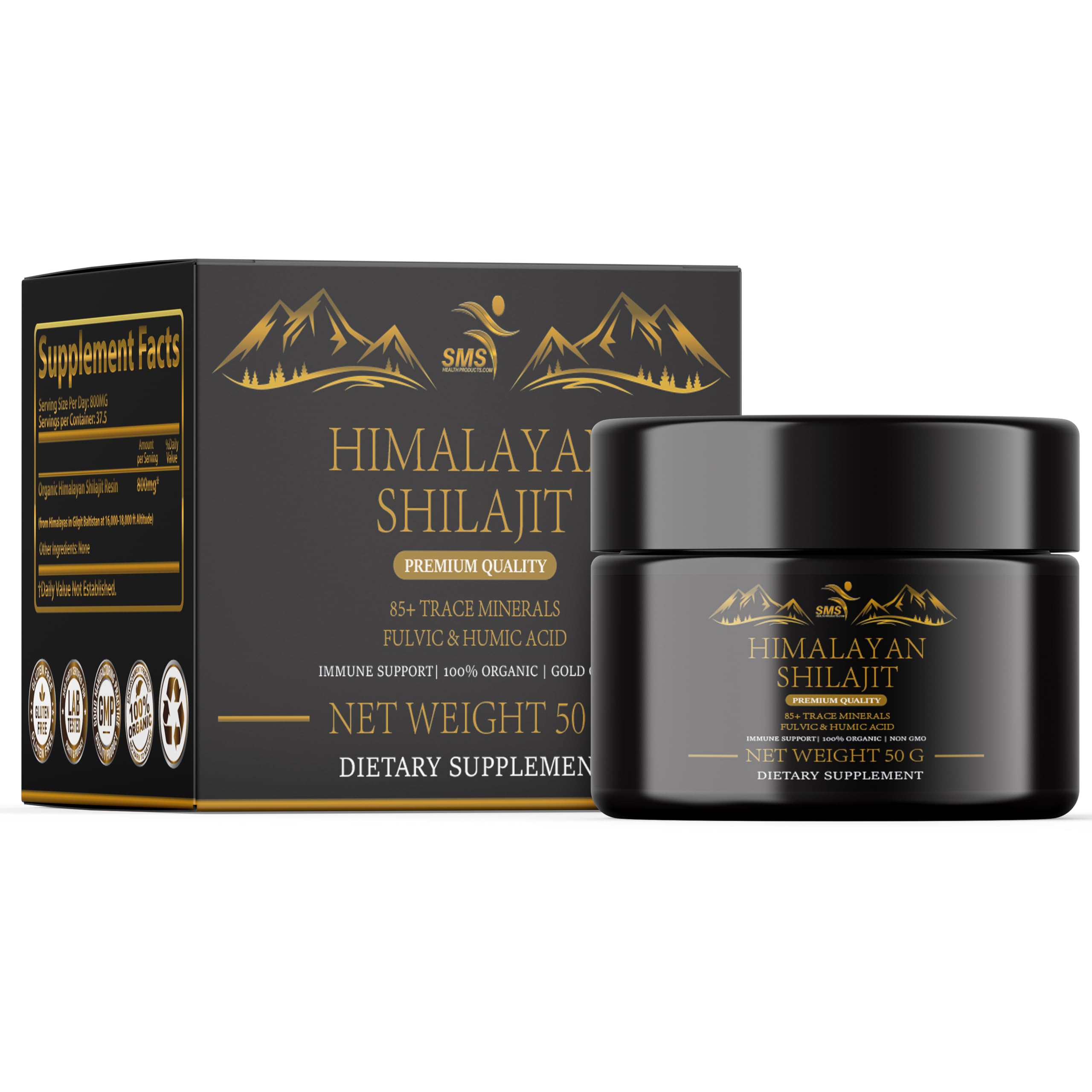 Foto 2 pulgar | Resina Shilajit Smshealthproducts.com Grado Dorado 50 G - Venta Internacional