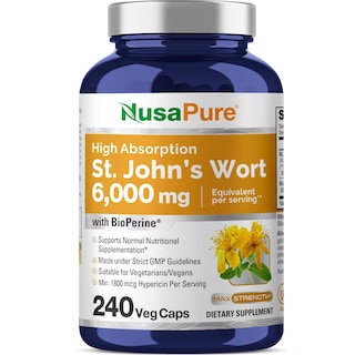 Foto 1 | Suplemento Nusapure Extracto de Hierba de San Juan 6000 Mg 240 Cápsulas - Venta Internacional
