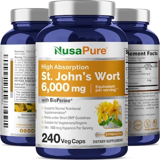 Foto 4 | Suplemento Nusapure Extracto de Hierba de San Juan 6000 Mg 240 Cápsulas - Venta Internacional