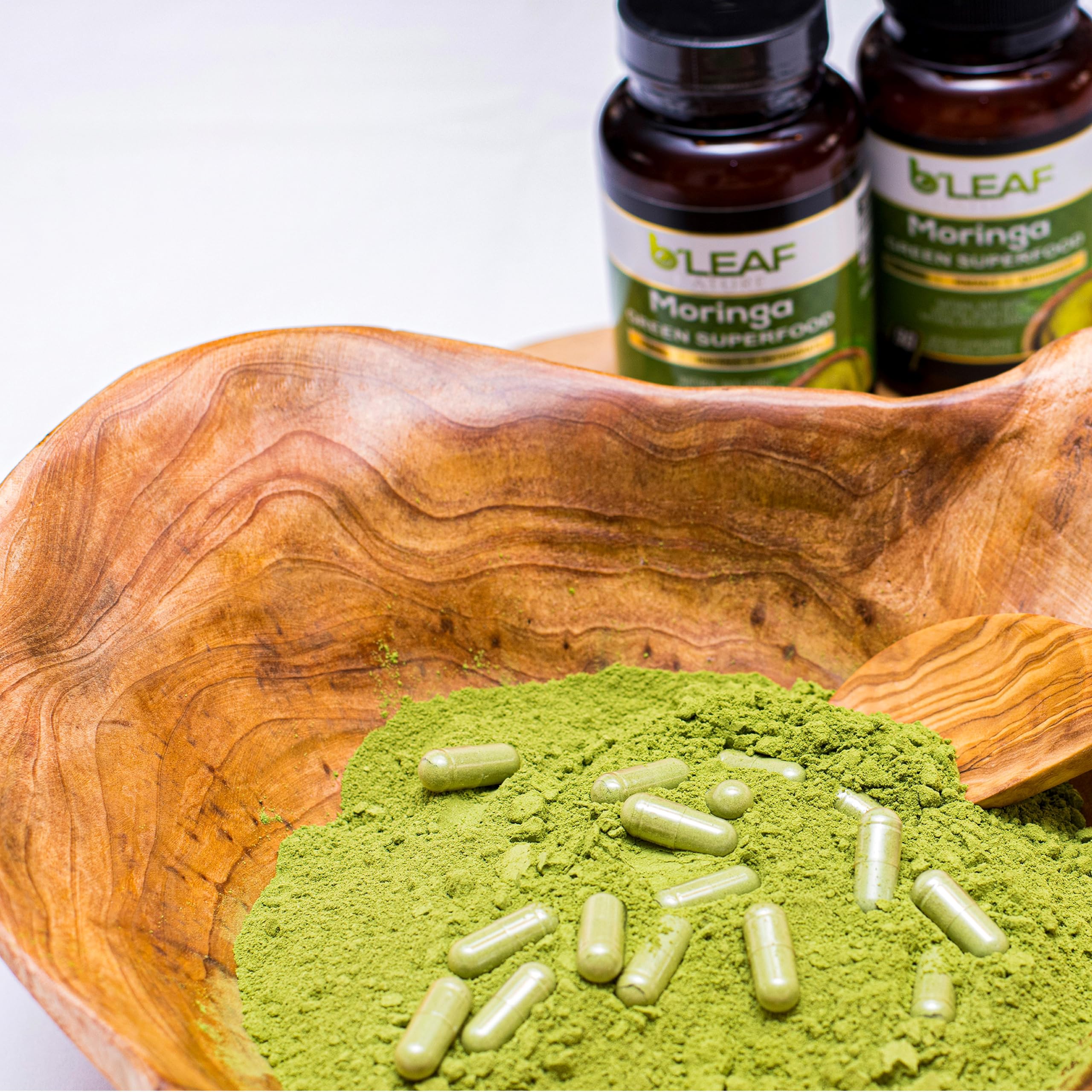 Foto 7 pulgar | Suplemento B'Leaf Nature Pure Organic Moringa Oleifera 1000 mg - Venta Internacional