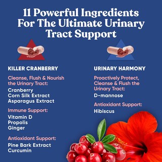 Foto 4 | Suplemento Urinary Harmony + Killer Cranberry para la salud del tracto urinario