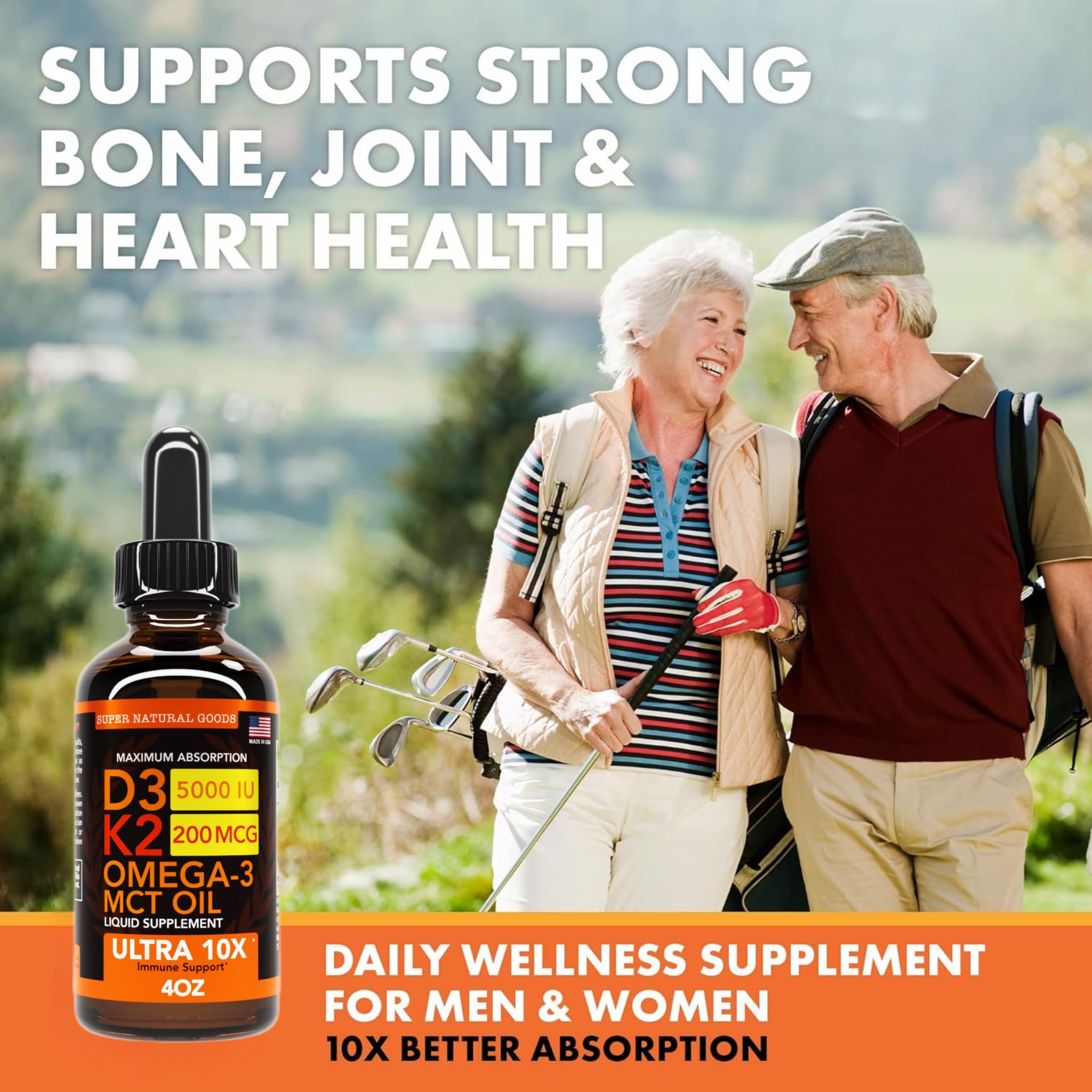 Foto 4 pulgar | Suplemento Super Natural Goods de Vitamina D3 K2 5000 UI 120 ml - Venta Internacional