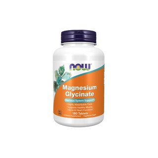 Foto 1 | Vitaminas Now Glicinato de Magnesio 200 Mg 180 Tabletas
