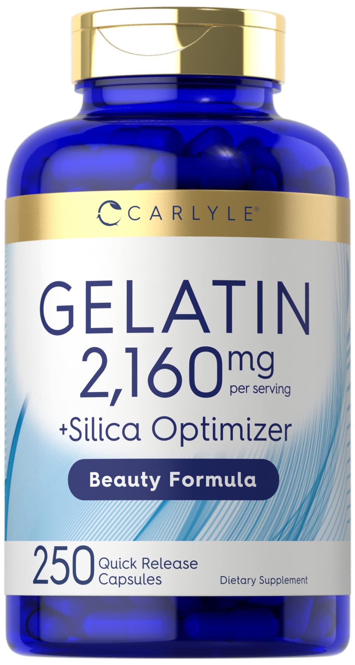 Foto 2 pulgar | Suplemento Carlyle Gelatin + Silica Optimizer 250 Cápsulas - Venta Internacional