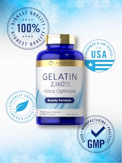 Foto 5 | Suplemento Carlyle Gelatin + Silica Optimizer 250 Cápsulas - Venta Internacional