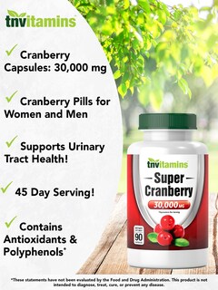 Foto 2 | Suplemento de Arándano en Cápsulas de 30 000 mg x 90 - TNVitamins