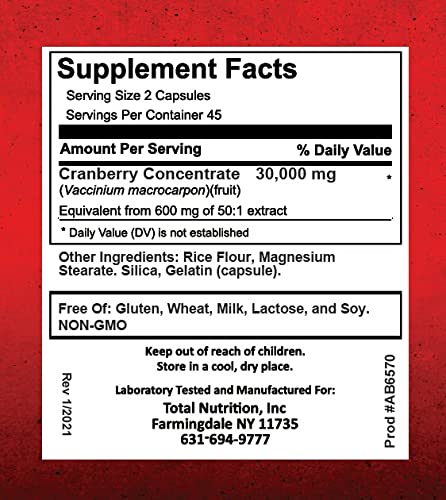 Foto 8 pulgar | Suplemento de Arándano en Cápsulas de 30 000 mg x 90 - TNVitamins