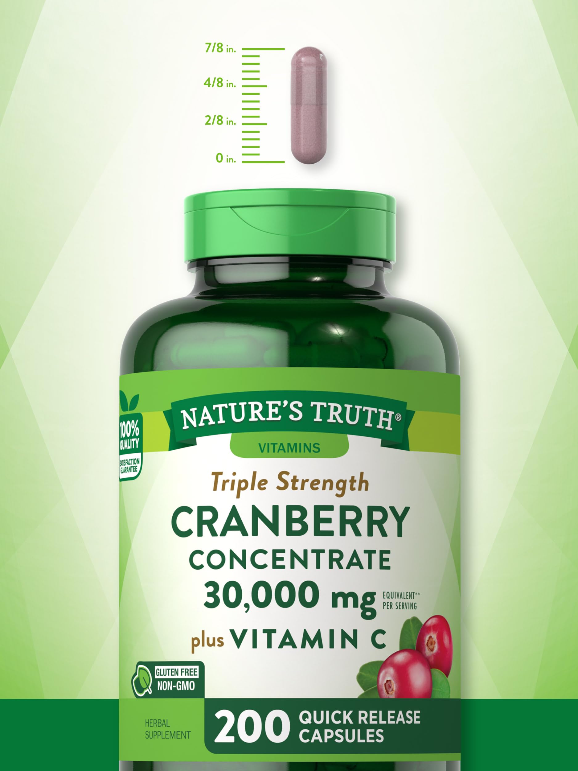 Foto 4 | Suplemento Nature's Truth Concentrado De Arándanos 200 Cápsulas-Venta Internacional