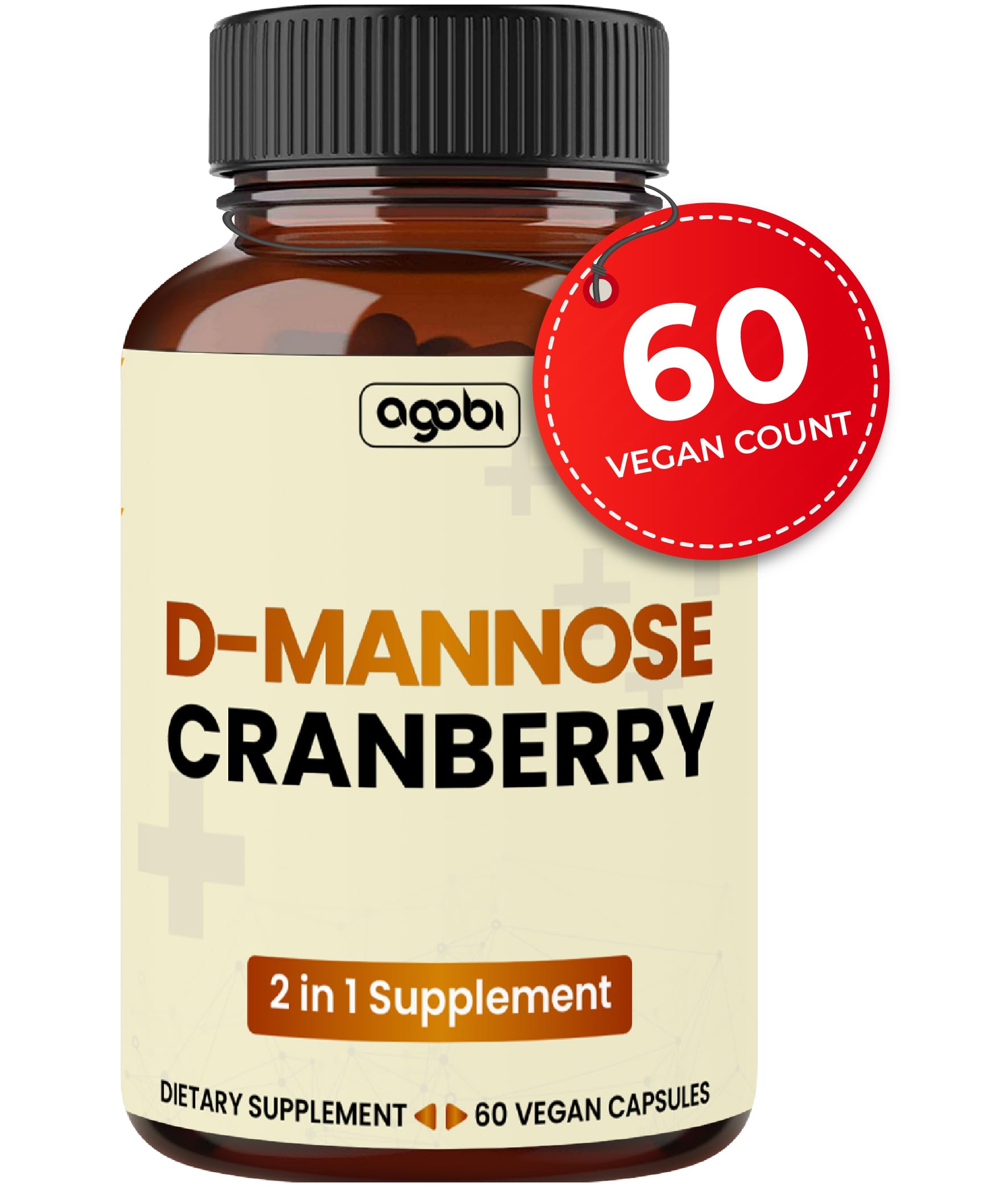 Foto 2 pulgar | Suplemento Agobi D-Manose 1300 mg con Arándano 200 mg - 60 Cápsulas - Venta Internacional