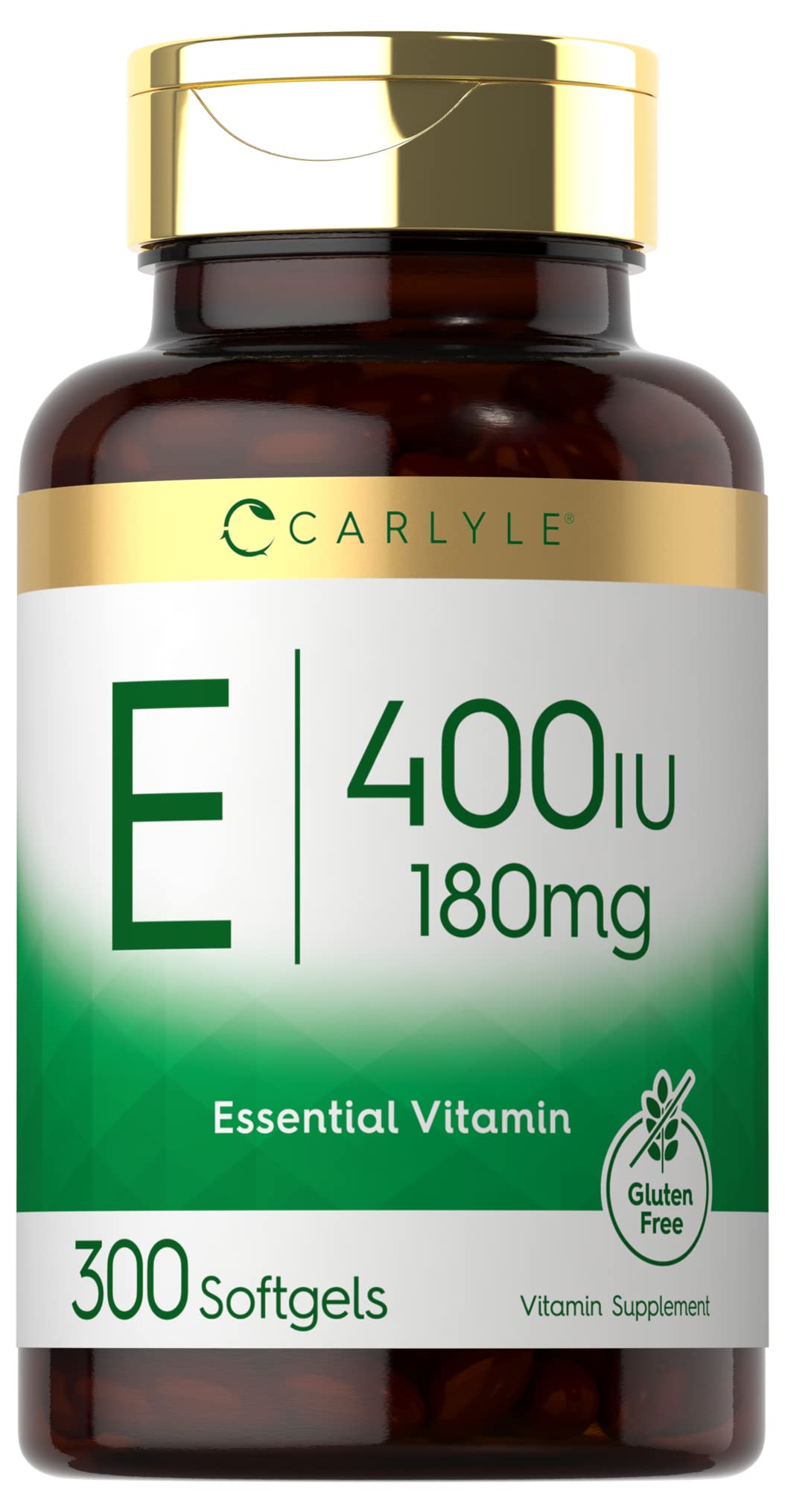 Foto 2 pulgar | Suplemento de Vitamina E de Carlyle 400 UI Cápsulas de Gelatina Blanda 300 Unidades