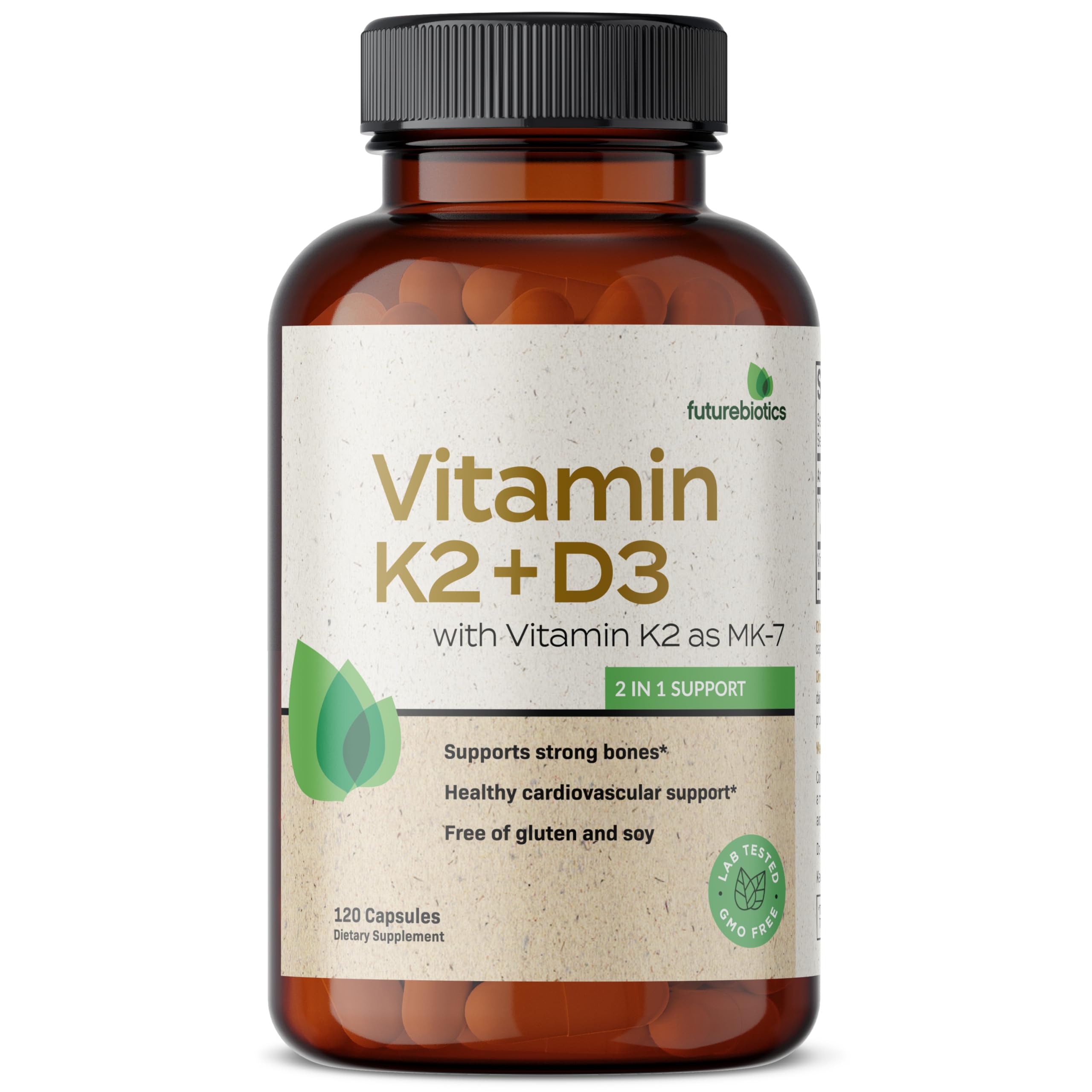 Foto 5 pulgar | Vitamina D3 y K2 Futurebiotics 120 Cápsulas - Venta Internacional