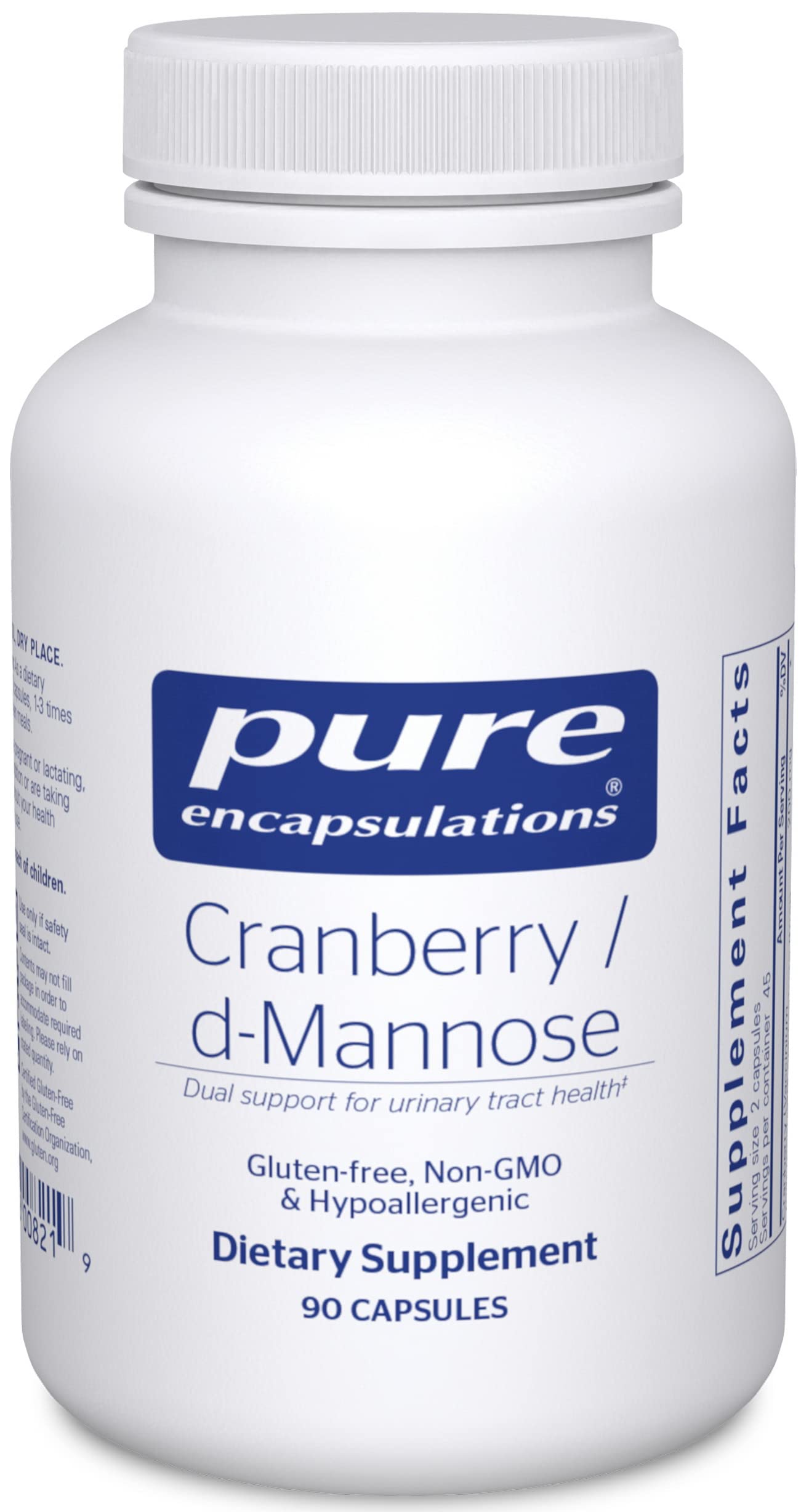 Foto 1 | Suplemento Pure Encapsulations Con D-manosa de Arándano Rojo 90 Cápsulas - Venta Internacional
