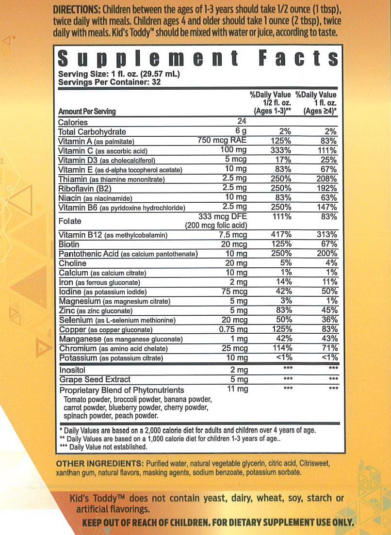 Foto 3 pulgar | Suplemento Mega Multivitamínico Youngevity Kid's Toddy 960 Ml - Venta Internacional