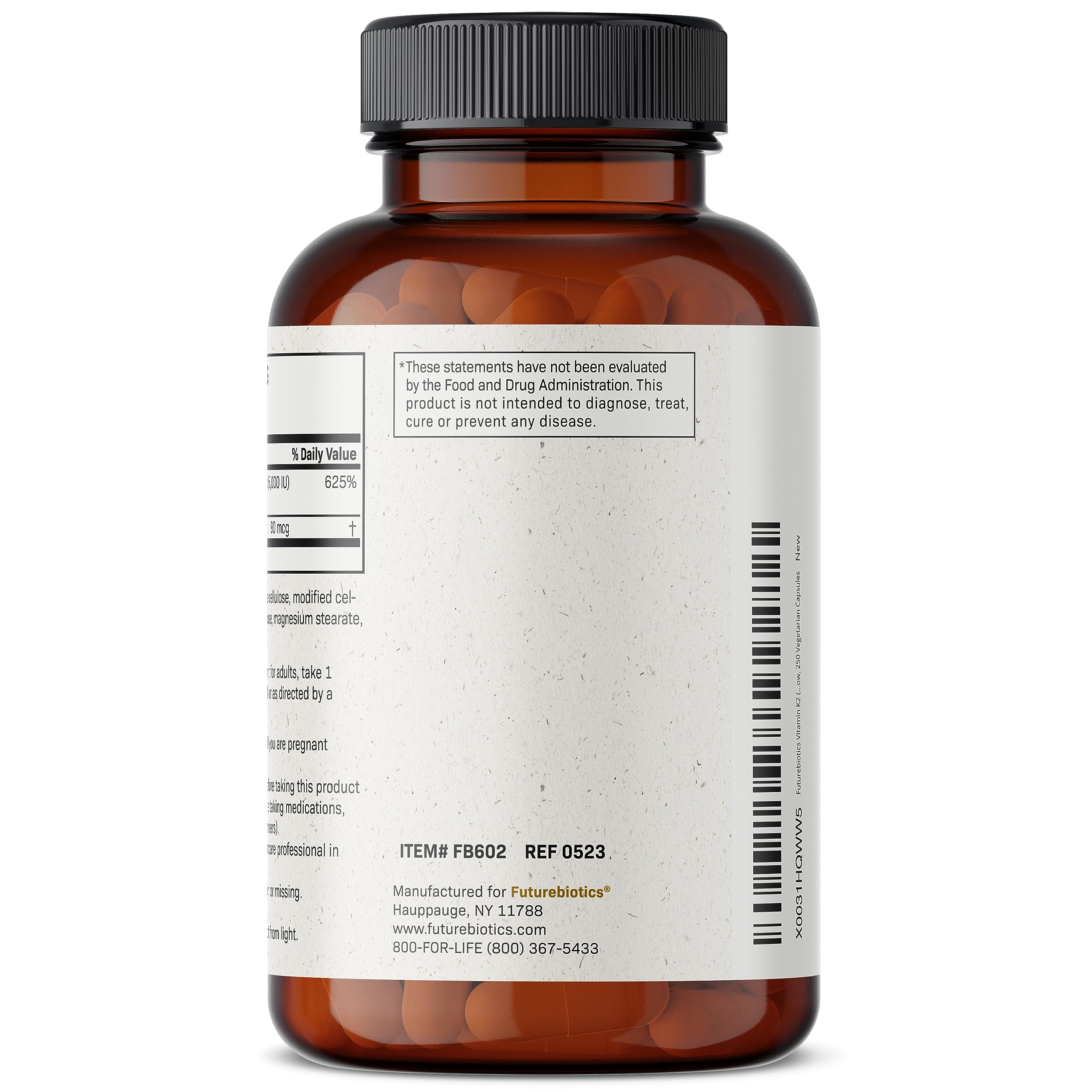 Foto 6 pulgar | Vitamina D3  y K2 Futurebiotics 250 Cápsulas - Venta Internacional
