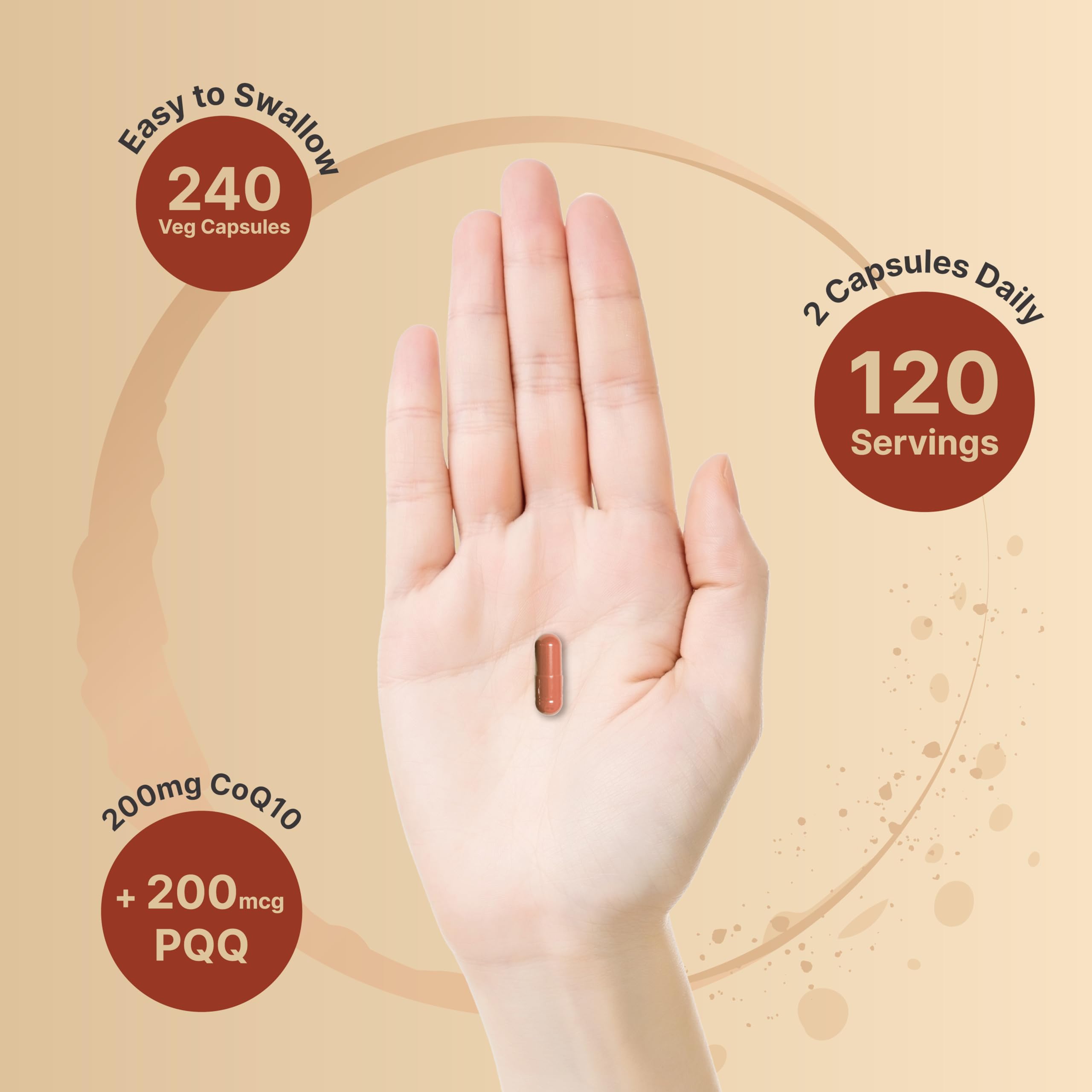 Foto 5 pulgar | Complemente Naturebell Coq10 Ubiquinona 200 mg con Pqq 240 Cápsulas - Venta Internacional
