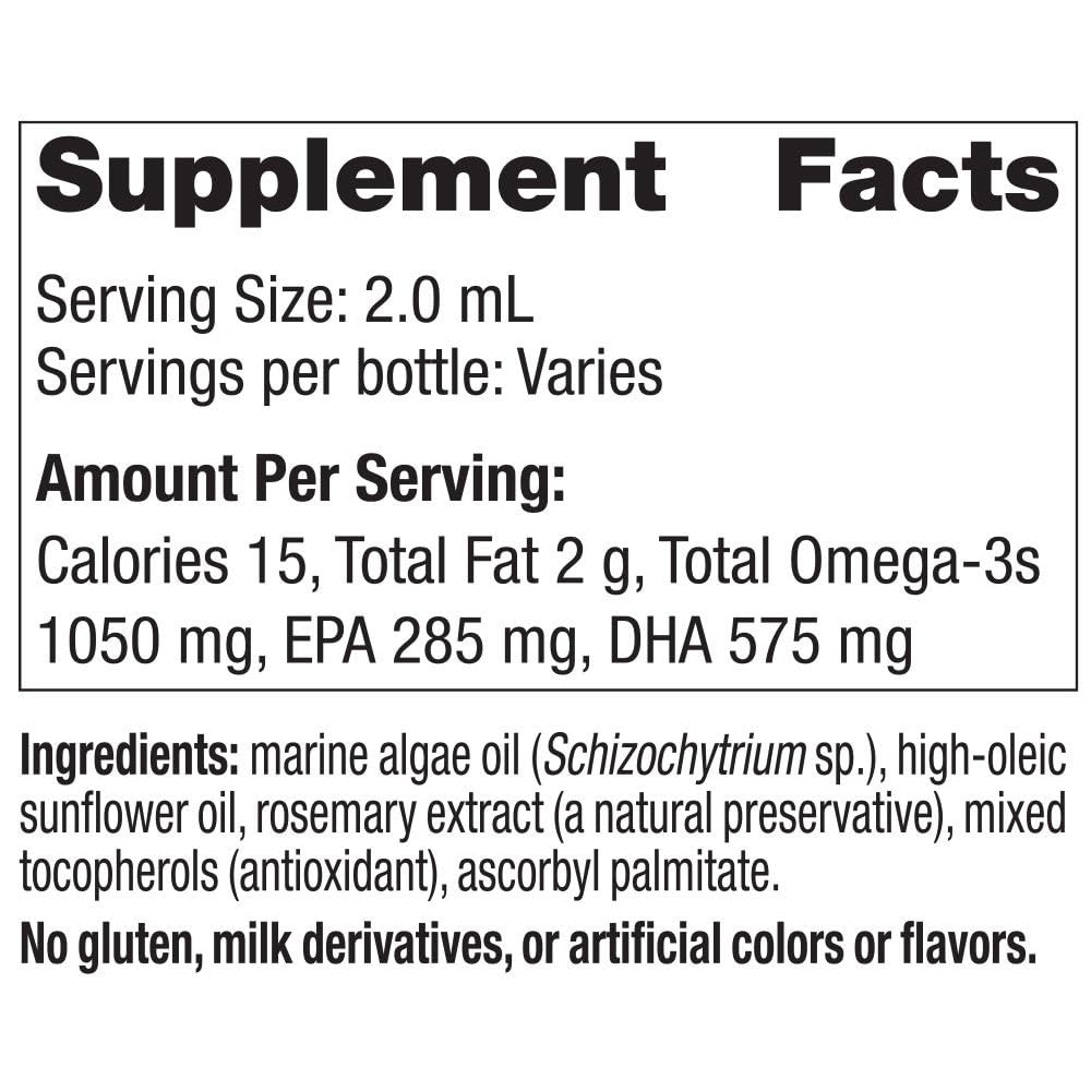 Foto 3 pulgar | Suplemento Nordic Naturals Dha Vegetariano para Bebés de  1050 Mg - Venta Internacional