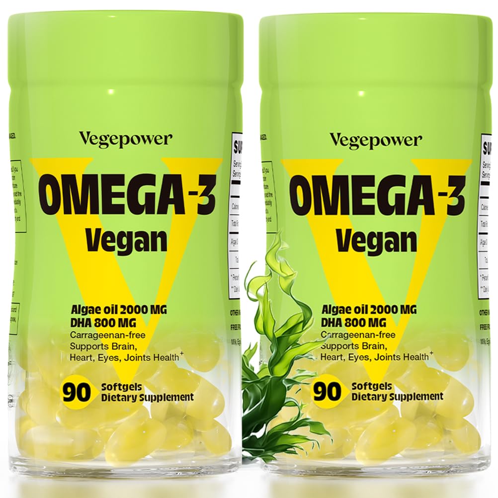 Foto 2 pulgar | Suplementos Vegepower Aceite Vegano de Algas Omega-3 Dha - Venta Internacional