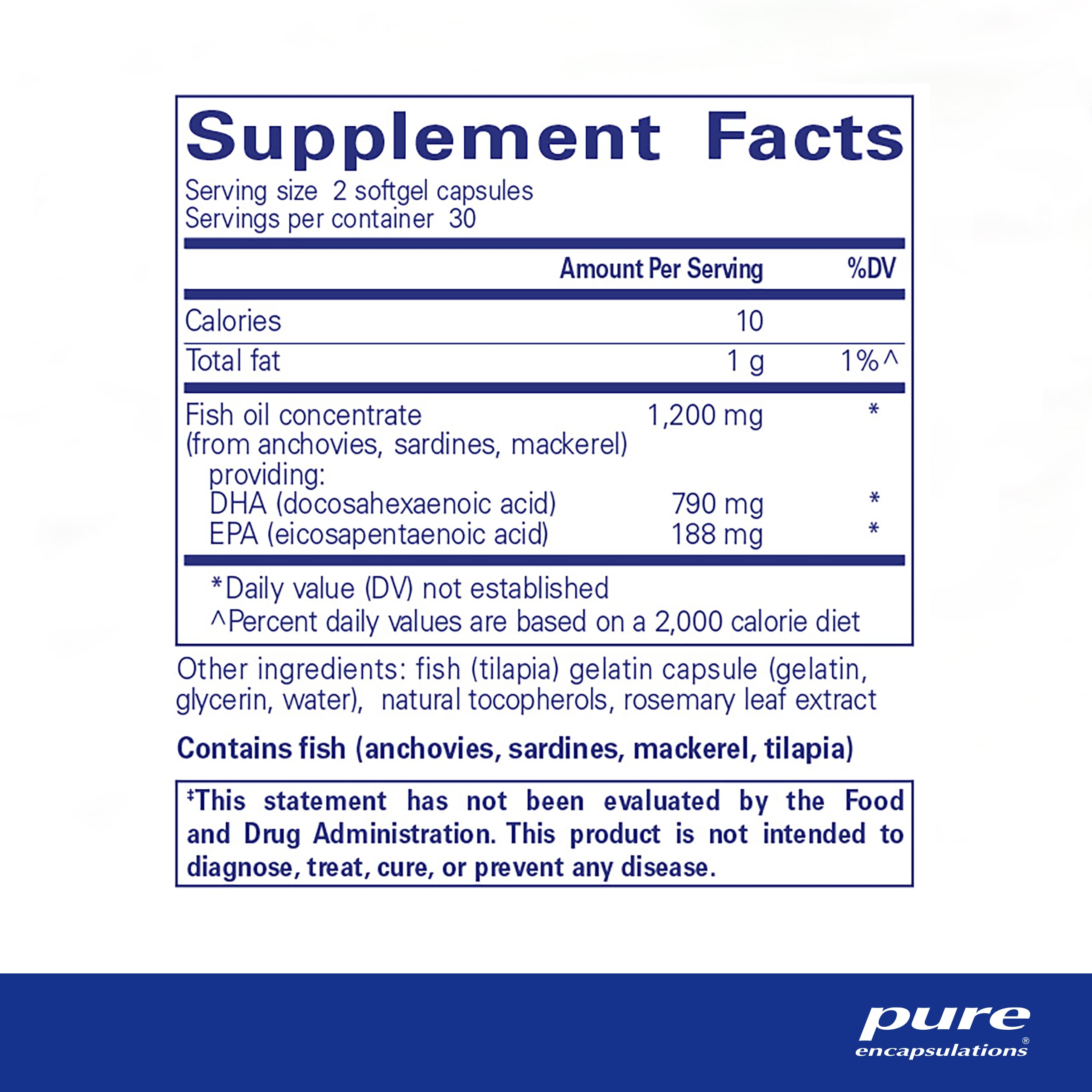 Foto 2 | Suplemento Pure Encapsulations Dha Ultimate - Venta Internacional