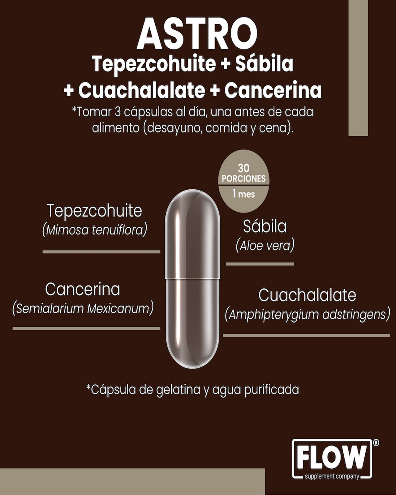 Foto 4 pulgar | Vitaminas Astro con 90 cápsulas de 500 mg c/u