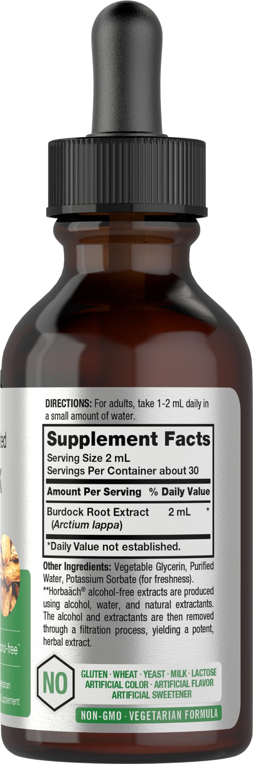 Foto 2 | Suplemento Horbäach Tintura de Raíz de Bardana 60 Ml Sin Alcohol - Venta Internacional